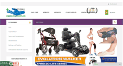 Desktop Screenshot of homehealthcareshoppe.com